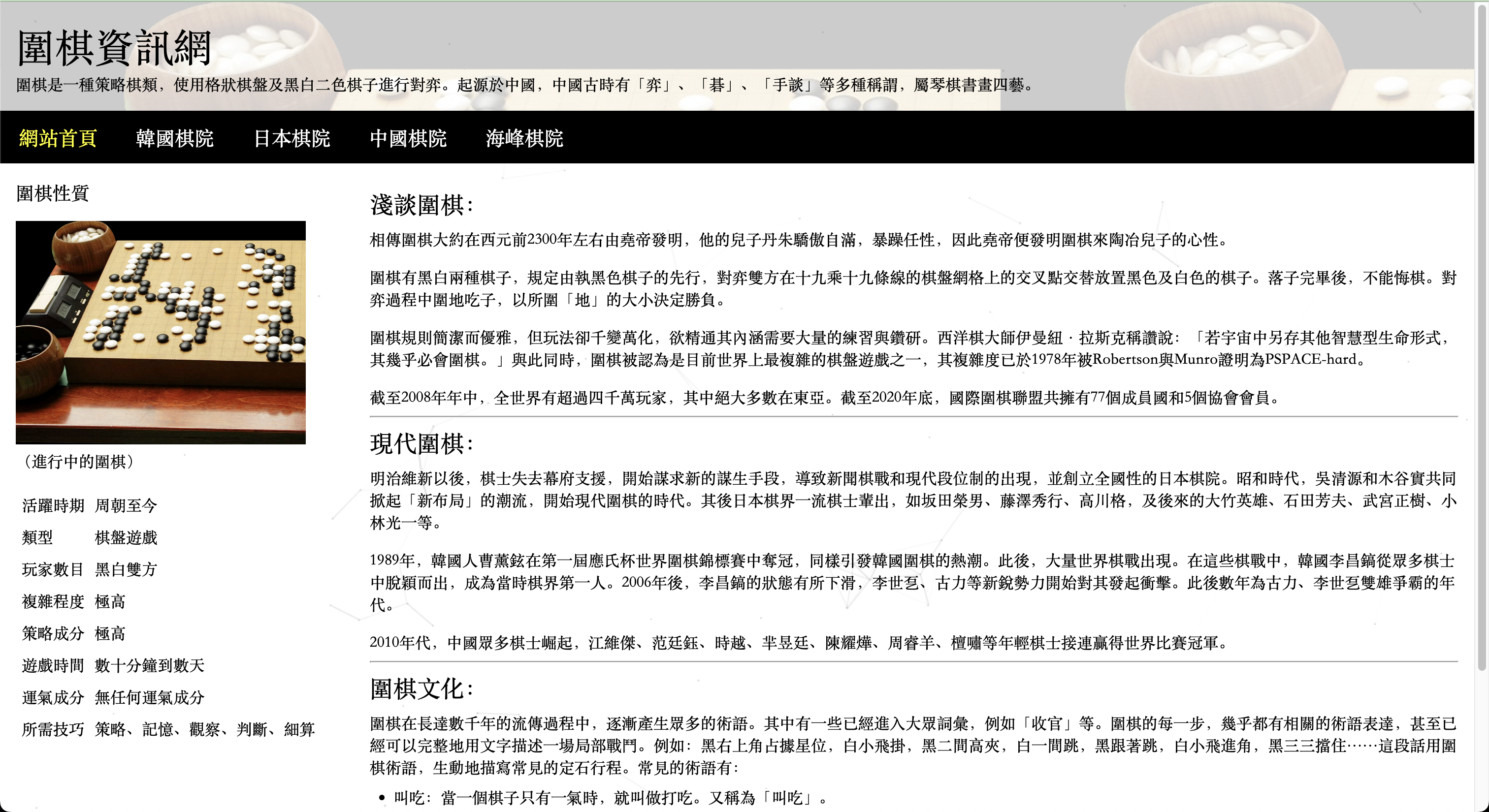 圍棋網站